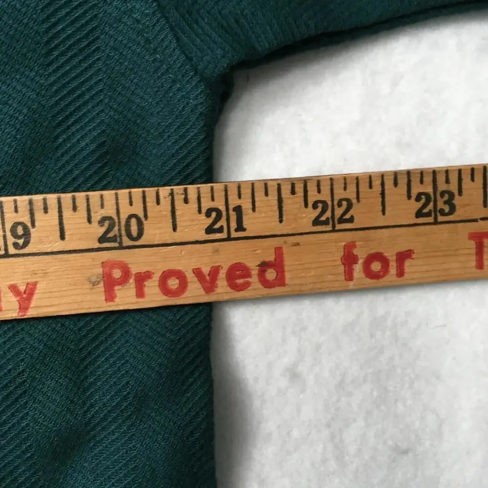 Polo Shirt Green Size Medium Men’s Shirt Button Up 3COM INFORMATION EMBROIDERED - Picture 8 of 12